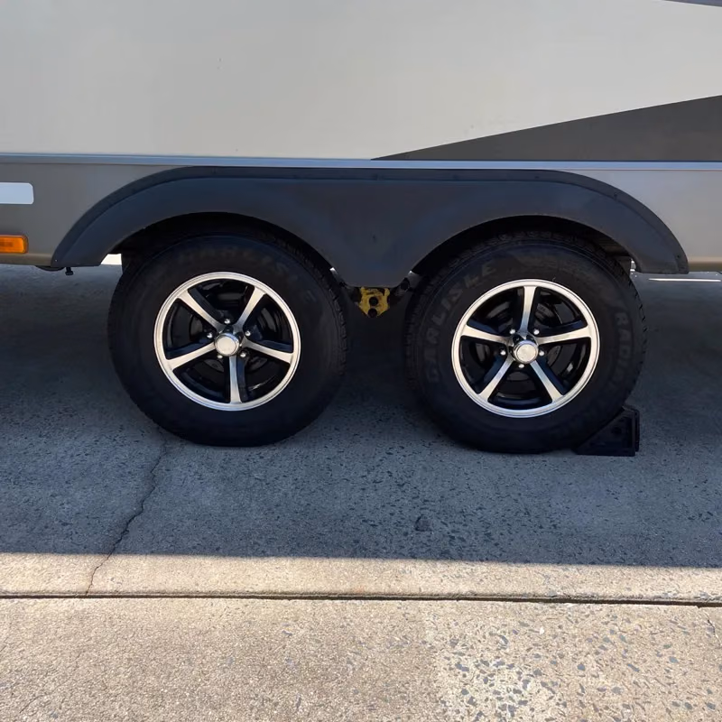 Tandem axle RV with Titan Shield